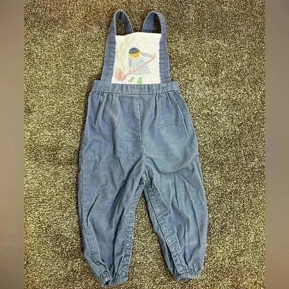 VINTAGE CORDUROY OVERALLS SIZE 24 MONTHS - Picture 1 of 12